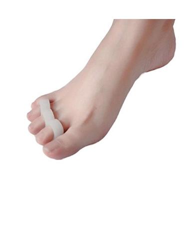 4x Silicone Gel Toe Separator & Hallux Valgus Toe Stretcher - Premium Forefoot Pads for Pain Relief | International Shipping Available - Buy Online on GoSupps.com