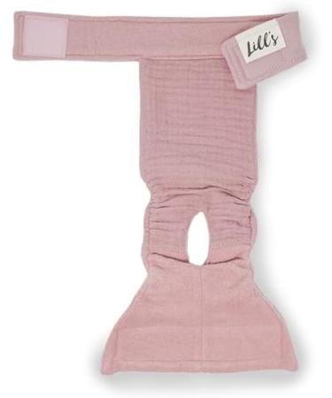 Shop Lills Fuse Pants for Bitches - Organic Cotton Washable Extra Absorbent Flexible Closure | XS to XXL - Pink Berry (33-45cm Waist) - Buy Online on GoSupps.com