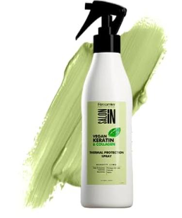 Vegan Keratin & Collagen Hair Thermal Protector Spray - RECAMIER Professional Salon 10.14 fl.oz | International Shipping Available - Buy Online on GoSupps.com