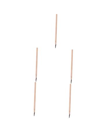 Healvian 5pcs Pencil Brow Pen Brow Pencil for Makeup Brow Pencil for Women Wooden 1 count (Pack of 1) Coffeex5pcs