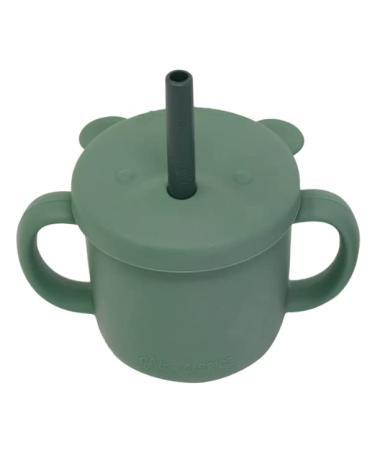 Glitter & Spice Grow With Me Silicone Bear Cup - Mossy Meadows