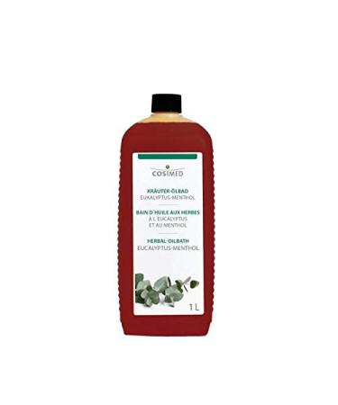 cosiMed herbal oil bath Eucalyptus-Menthol | Bath additive | clears the respiratory tract | 1x 1000 ml