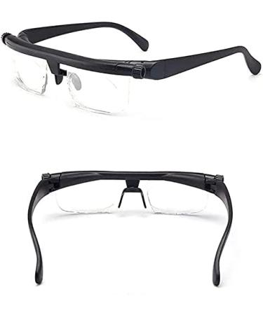 Adjustable reading glasses Myopia glasses 6d to +3D dioptria Myopia glasses dial adjustable glasses variable focus for reading short-sighted far-sighted unisex away.
