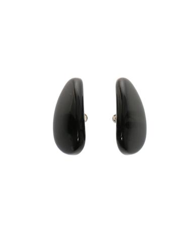 Generic 1 Pair Jade Nose Pads for Eyeglasses Sunglasses Screw on Glasses Repair Tool - Black