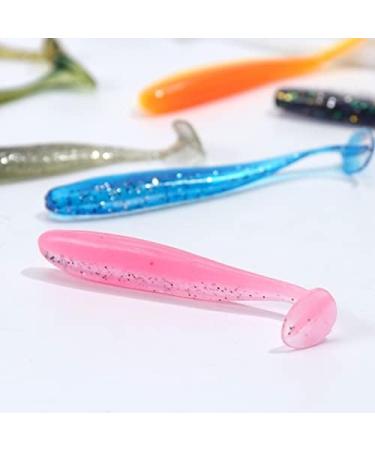 Njord Kalastus Zander Rubber Bait Set | Selectable Sizes 7.5cm 10cm 12cm | Catchy Colors Shad Rubber Fish | 10-Piece Pikeperch Set - Buy Online on GoSupps.com
