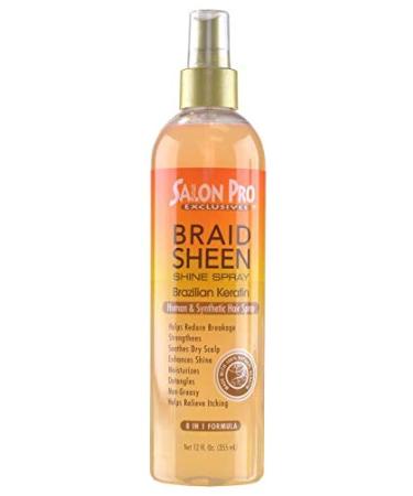 Salon Pro Braid Sheen Brazilian Keratin (Pack of 3)