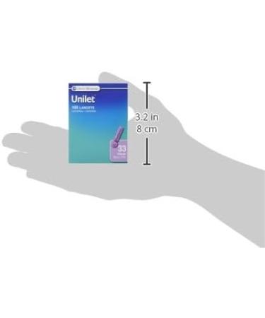 Owen Mumford Unilet Micro Thin Lancets (33G) 100 Count - Premium Quality Lancets for Smooth and Comfortable Testing - Buy Online on GoSupps.com