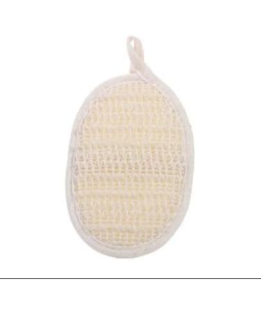 Natural Exfoliating Sisal & Cotton Turkish Bath Sponge Loofah - Eco-Friendly Skin Care | Shop Internationally - Buy Online on GoSupps.com