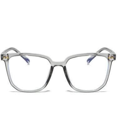 Zhuyiqz Large Square Anti-Blue Light Reading Glasses +250 - Fatigue Relief Presbyopia Glasses (Gray) - International Shipping Available - Buy Online on GoSupps.com