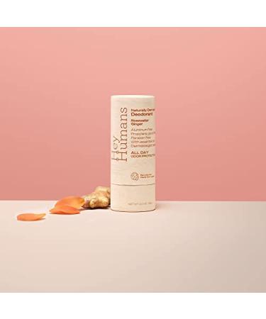 Hey Humans Natural Deodorant Rosewater Ginger - 2oz (Pack of 4) - Buy Online on GoSupps.com