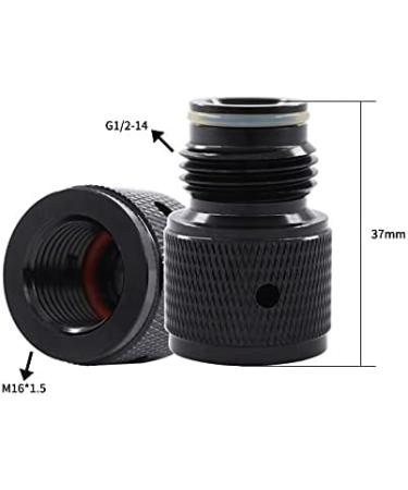 Gurlleu Universal Paintball Tank CO2 CGA320 Adapter - 88g Cartridge Capsule Threaded Converter - Buy Online on GoSupps.com