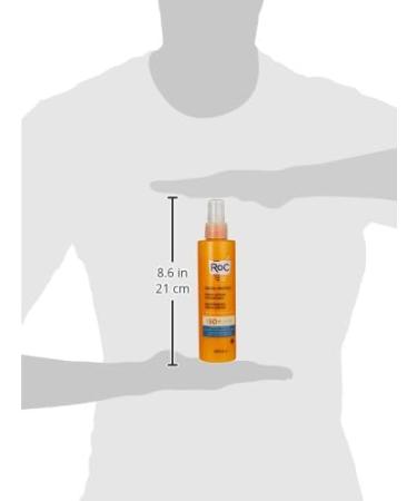 RoC - Soleil-Protect Moisturising Spray Lotion SPF 50 - Broad-Spectrum Sun Protection for Body - Non-Greasy & Water-Resistant Sunscreen - High UVA/B Protection - Skin-Friendly - 200 ml - Buy Online on GoSupps.com