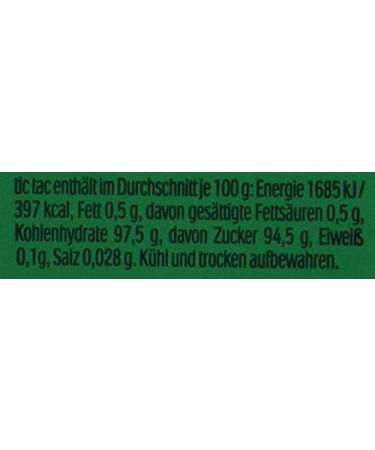 Ferrero Tic Tac Fresh Mint - Mint Flavored Dragees - 36 x 18g Packs - Order Internationally! - Buy Online on GoSupps.com