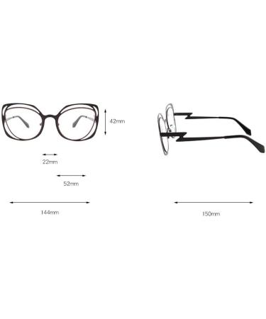 Clear Vision Anti Blue Light Reading Glasses - 1.00 Magnification Big Frame Eyeglasses for Computer Use - International Shipping Available - Buy Online on GoSupps.com