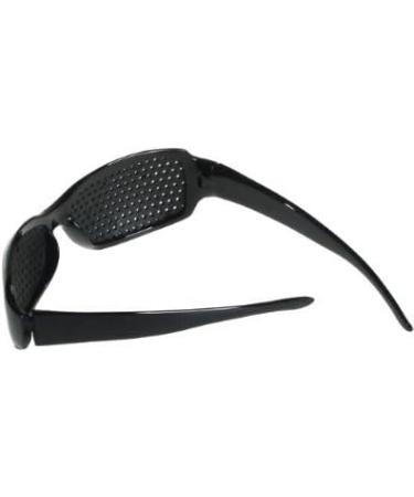 XLKJ Pinhole Glasses for Eye Training - Anti-Fatigue Relaxation Lenses (Black) - Corrective Vision Support - Buy Online on GoSupps.com