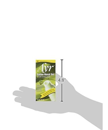 Ayr Saline Nasal Gel 0.5 oz - Moisturizing Nasal Care - Buy Online on GoSupps.com