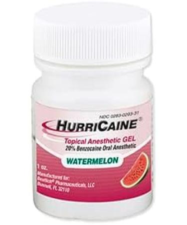 Beutlich Hurricaine Topical Anesthetic Gel - Watermelon 1oz | Fast Pain Relief - Buy Online on GoSupps.com