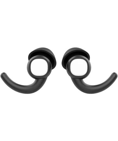 Sleep earplugs All-Night Comfort Silicone Ear Plugs for Sleeping Noise Reduction Silicone Earplugs for Noise Cancelling (Color : Black) (Color : Svart) (Color : Svart)