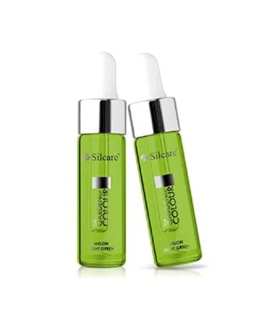 Silcare The Garden Of Color Regenerating and Cuticle Nail Oil Conditioner 15 ml Melon light green