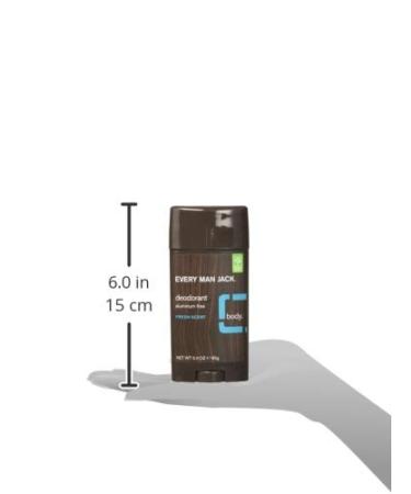 Every Man Jack Aluminum Free Deodorant Fresh Scent 3oz - Pack of 2 - Buy Online on GoSupps.com