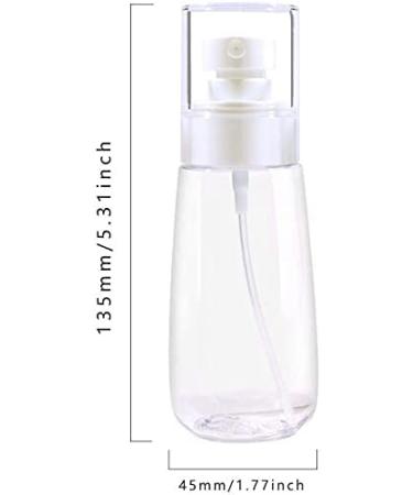 3Pcs 100ml Fine Mist Spray Bottles for Essential Oils & Makeup - Travel Size Airless Containers for Skincare & Perfume - Buy Online on GoSupps.com