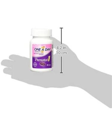 One A Day Women's Prenatal 1 Multivitamin with Vitamin A, C, D, B6, B12, Iron, Omega-3 DHA & More - 60 Count for Before, During & Post Pregnancy - Buy Online on GoSupps.com