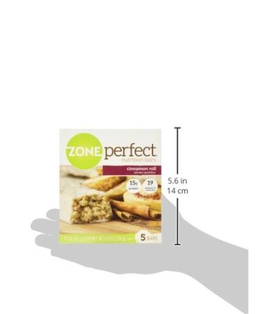 ZonePerfect Protein Bars - Cinnamon Roll Flavor | 15g Protein, 18 Vitamins & Minerals | Nutritious Snack Bar | 5 Count - Buy Online on GoSupps.com
