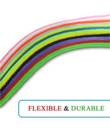 EPIQUEONE 1300-Piece Arts & Crafts Supply Set - 1200 Chenille Stems, 12 Colors, 100 Googly Eyes - DIY Decorations for Kids & Adults - Buy Online on GoSupps.com
