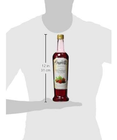 Amoretti Premium Wild Strawberry Syrup 25.4-Fluid-Ounce Bottle - Buy Online on GoSupps.com