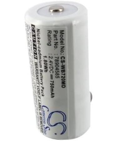 Replacement Battery for Welch-Allyn 78904585 - Compatible with 70751 70754 70755 71205 71210 71250 71500 717 72000 72100 99408 (750mAh/2.4V) - International Shipping Available - Buy Online on GoSupps.com