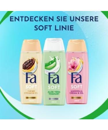 Schwarzkopf Henkel FA Shower Gel Aloe Vera Yoghurt 3 x 250 ml refreshing shower cream with mild formula and pleasant scent of aloe vera vegan 94 ingredients of natural origin 250 ml 3er Pack - Buy Online on GoSupps.com