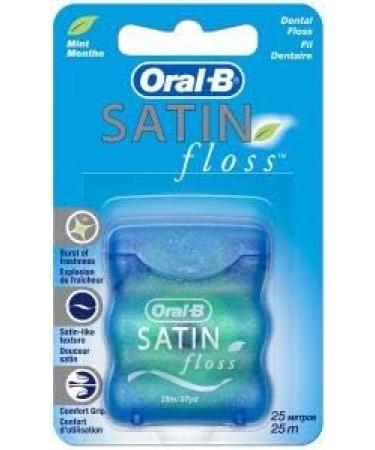 Buy Oral-B SATINfloss 25m - Pack of 6 Dental Floss for Optimal Oral Care | International Shipping Available - Buy Online on GoSupps.com