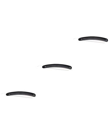 Angoily 3 pc. Collapsable razor Bartrazer Razor brushes Razor Hobel Bartschneider Governic Hairdresser Manual Razor Handbook Schr mmaschinen