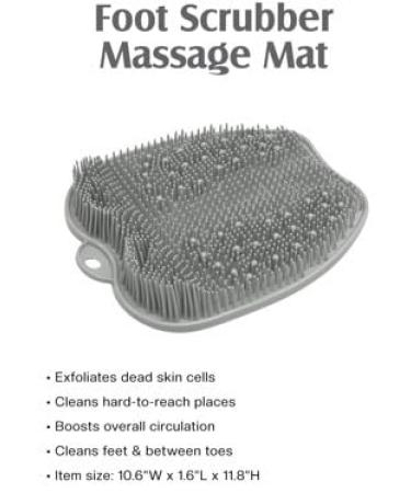 ZENVY Foot Bath Tub & Silicone Scrubber Set | Relaxing At-Home Foot Spa for Ultimate Soothing Massage - Buy Online on GoSupps.com