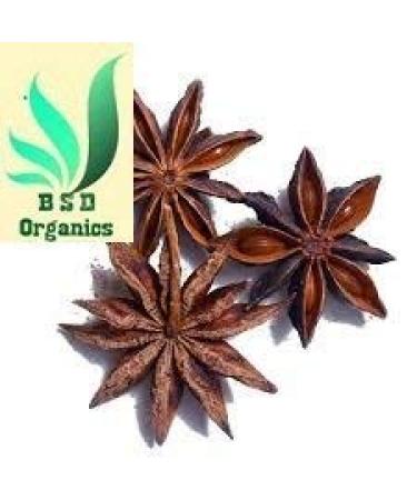 BSD Organics Spicy Natural Annachipoo/Star Anise/chakr phool for hot Beverages, stews, Savory Dishes, Boost of Flavor and More - 100 Grams
