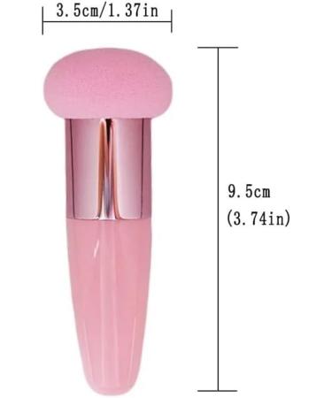 Mushroom Head Makeup Brush with Handle Powder Puff Makeup Sponge Women's Makeup Beauty Tools (Color : Rose red) - Buy Online on GoSupps.com