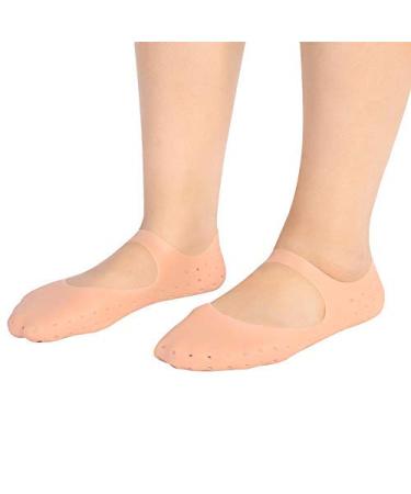 Moisturizing Silicone Gel Socks for Plantar Fasciitis Relief | Anti-Crack Foot Care | International Shipping Available - Buy Online on GoSupps.com