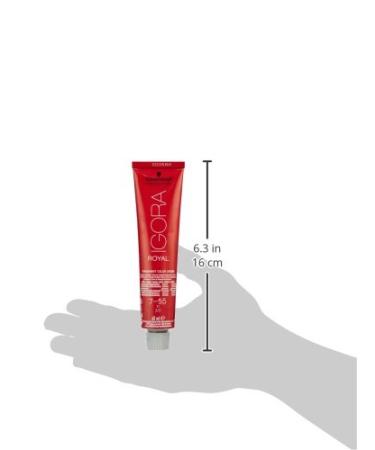 Schwarzkopf IGORA Royal 7-55 Medium Blonde Gold Extra Hair Color | 60ml | Premium Quality | International Shipping - Buy Online on GoSupps.com