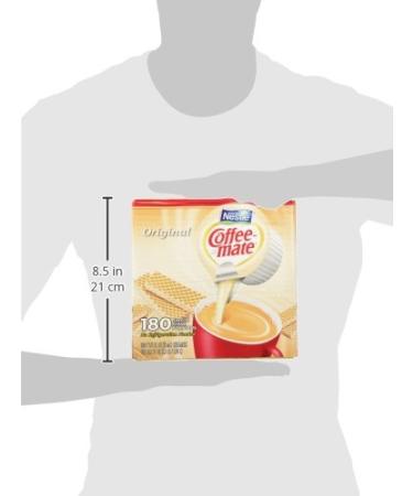 Nestle Coffee mate Original Liquid Creamer Singles - Box of 180 Singles | Non-Dairy, No Refrigeration - Buy Online on GoSupps.com