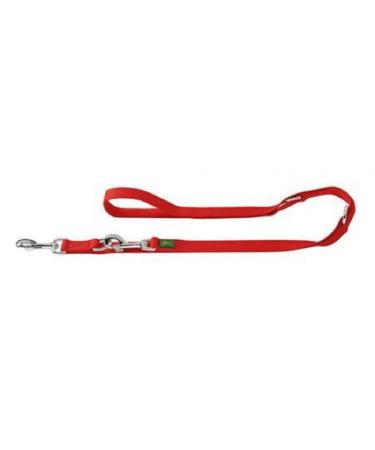 Hunter 64956 Extra Long adjustable guide leash for dogs nylon extra long hard -wearing easy to care for 2.5 x 300 cm red red 25/300 cm