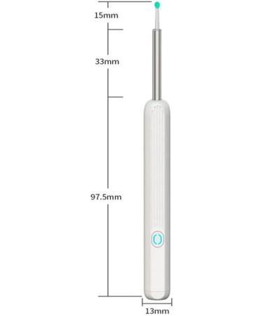 Ear Wax Removal Kit with Camera for Phones - Ear Cleaner Tools Set - White - Buy Online on GoSupps.com