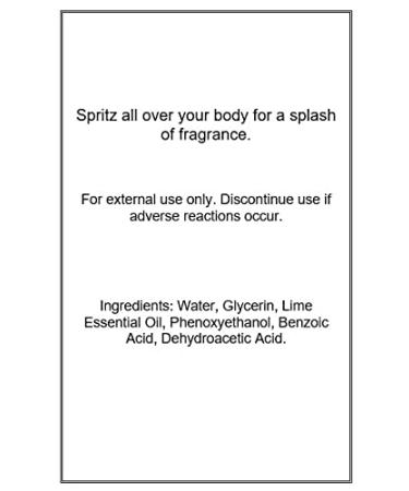 Lime Essential Oil Body Spray 2 ounces Body Mist for Women with Clean Light & Gentle Fragrance Long Lasting Perfume with Comforting Scent for Men & Women Cologne with Soft Subtle Aroma For Daily 2 Fluid Ounces - Buy Online on GoSupps.com