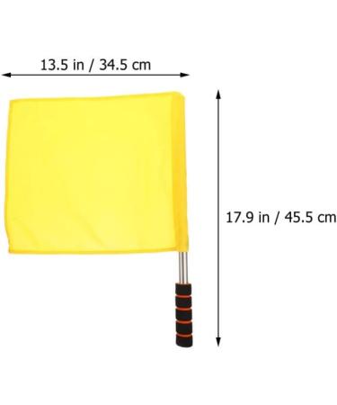 Yardwe 3pcs Hand Flags - Sports Referee Flags for Soccer, Volleyball & Football - Buy Online on GoSupps.com