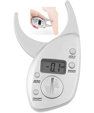 Feadem Digital Body Fat Caliper with LCD Display - Skinfold Caliper for Accurate Body Fat Measurement and Muscle Testing - Buy Online on GoSupps.com