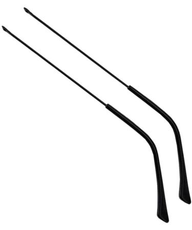 VekkEr yewear Leg Eyewear Accessories 1 Pair Vintage Glasses Metal Frame Temple Eyeglasses Replacement Temples Black