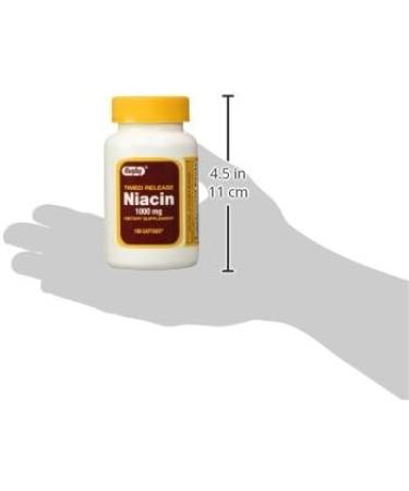 Rugby Niacin Timed Release 1000mg Tablets - 3 Pack - Buy Online on GoSupps.com
