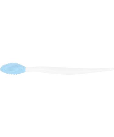 Silicone Exfoliating Lip & Nose Cleansing Brush for Deep Cleaning and Blackhead Removal - Blue - Buy Online on GoSupps.com