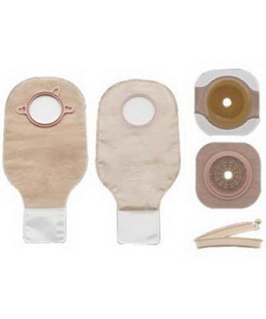 New Image Two-piece Colostomy/Ileostomy Drainable Single-use Kit 2-1/4" Clamp Closure