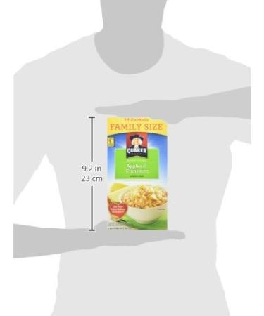 Quaker Apples & Cinnamon Instant Oatmeal 18 Packets 594g Apples & Cinnamon 594 g (Pack of 1) - Buy Online on GoSupps.com