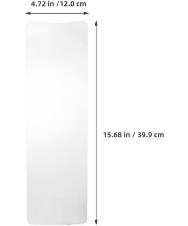 Healeved Balayage Board Clear Plastic Hair Highlighting Board Curved Hair Coloring Foiling Paddle for Home Hair Salon - Buy Online on GoSupps.com